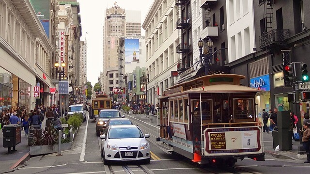 visite de San Francisco en cable cab