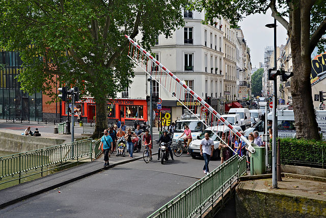 Canal Saint-Martin à Paris