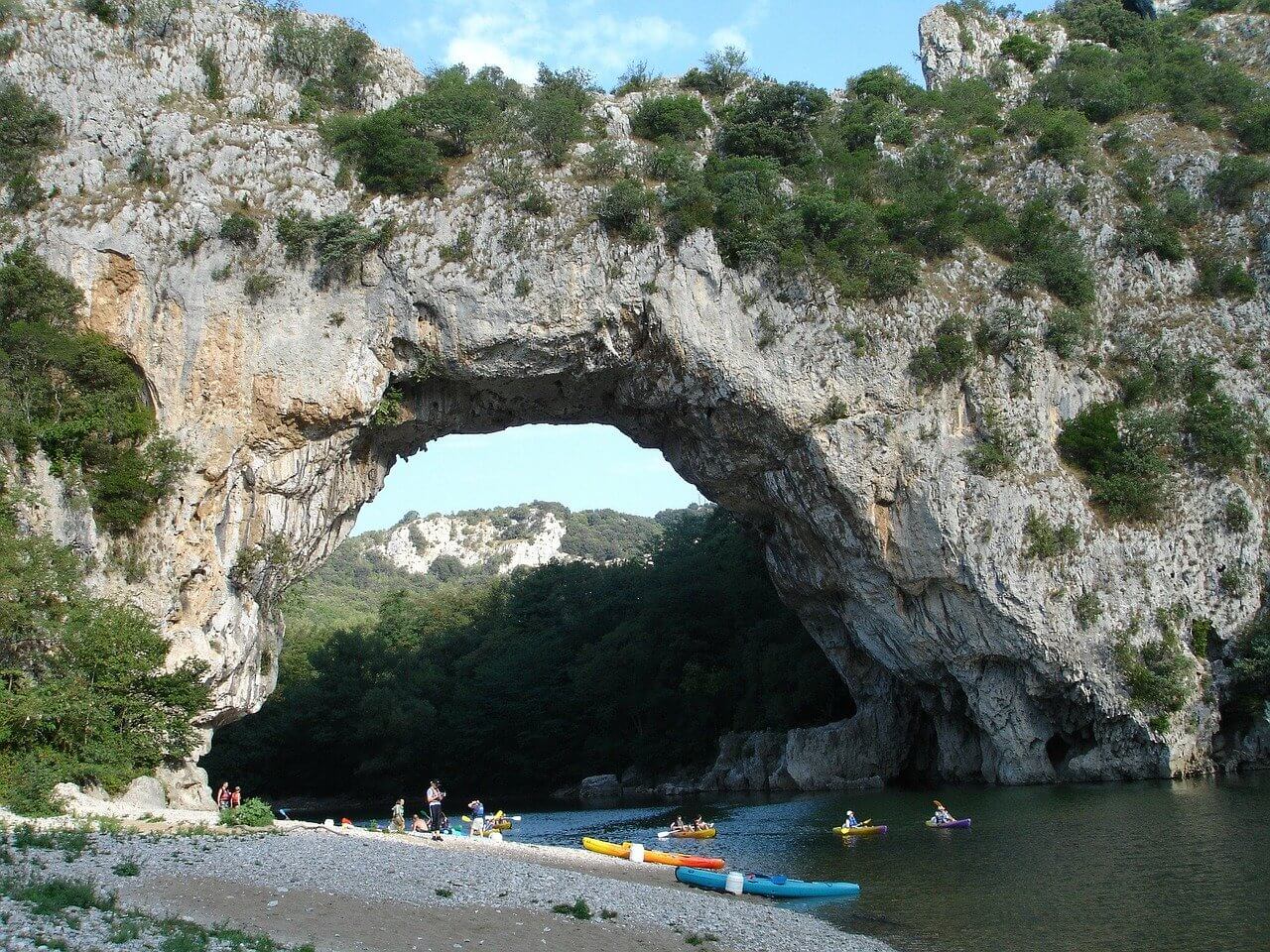 pont d'arc en Ardèche