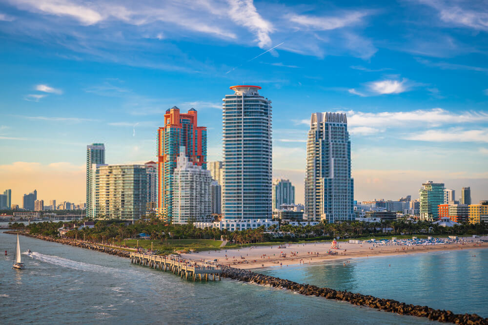 South Pointe Park plage de Miami