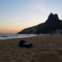 plage de rio de Janeiro couché du soleil