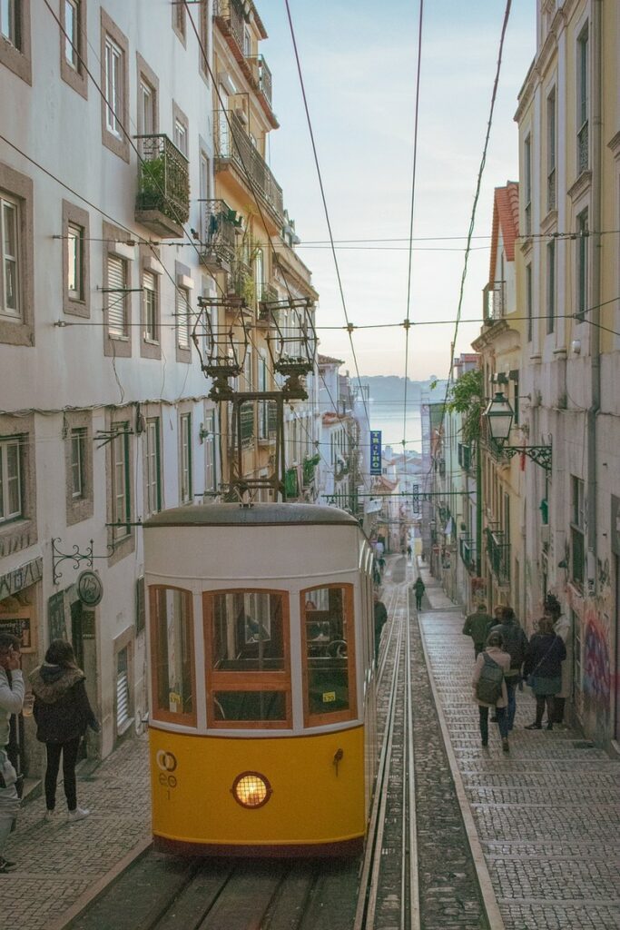 téléphérique Glória à Lisbonne
