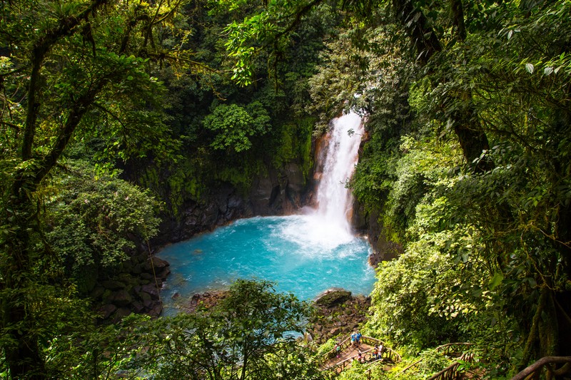Cascade Rio Azul au Costa Rica