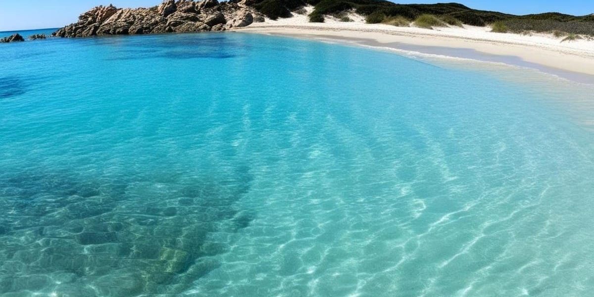 Plage en Corse incroyable : Sable blanc et mer émeraude !