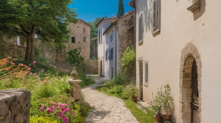 Proche de Périgueux, ce village est classé parmi les plus beaux de France