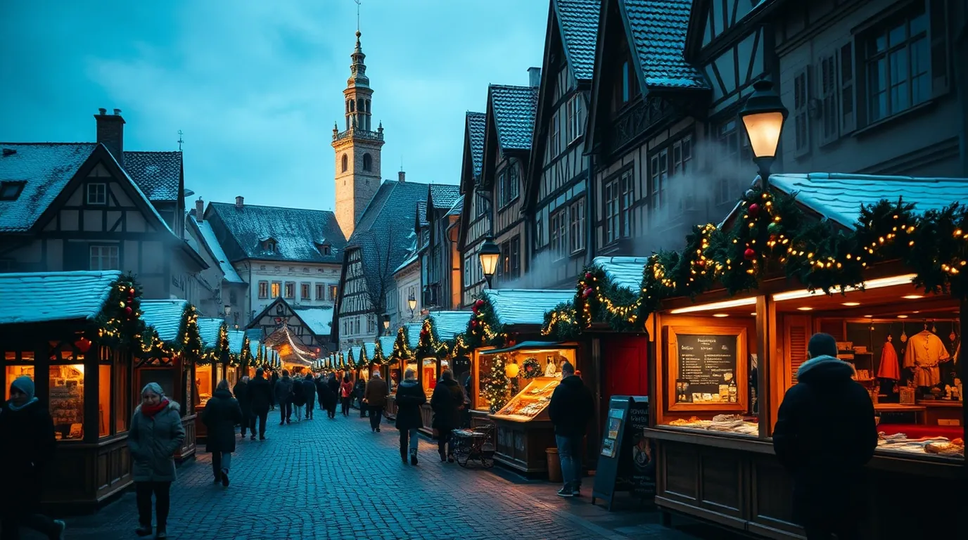 Marchés de Noël alternatifs en Europe : les villes les moins chères et les moins bondées