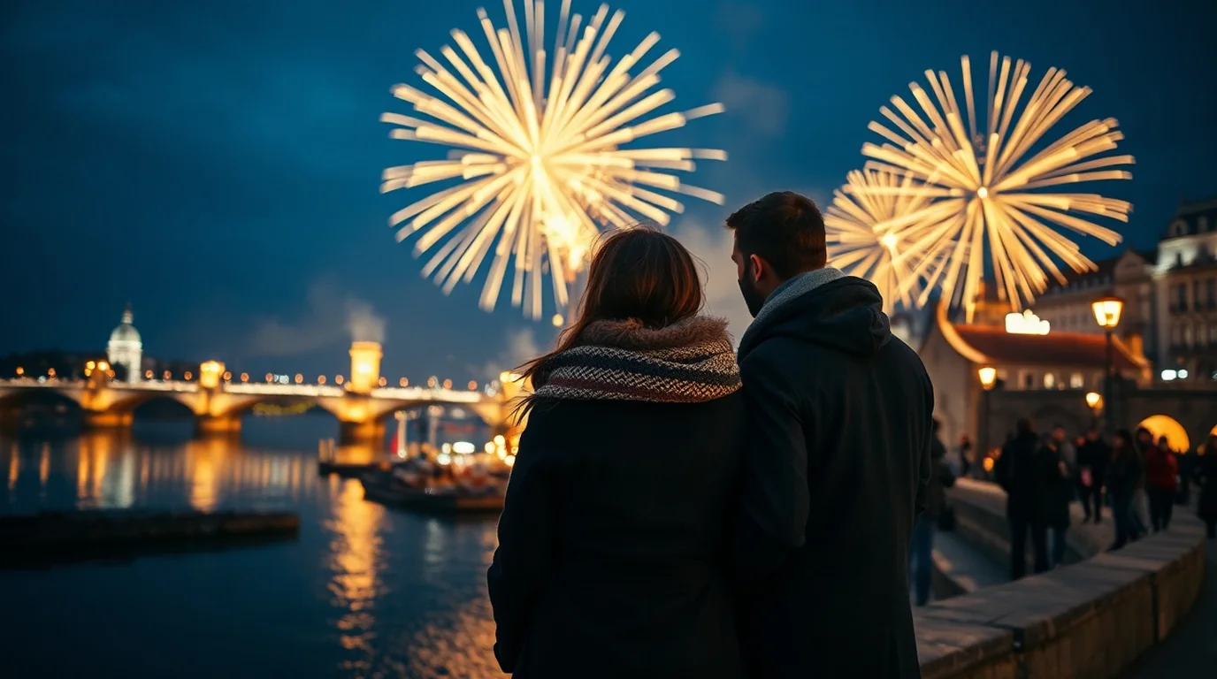 Où passer le nouvel an en couple ? Les meilleures villes européennes pour les feux d'artifice