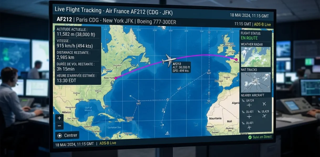 Suivre un vol en direct gratuitement : la méthode simple pour localiser un avion en quelques clics