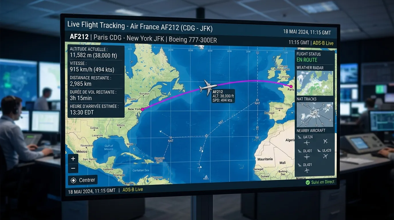 Suivre un vol en direct gratuitement : la méthode simple pour localiser un avion en quelques clics